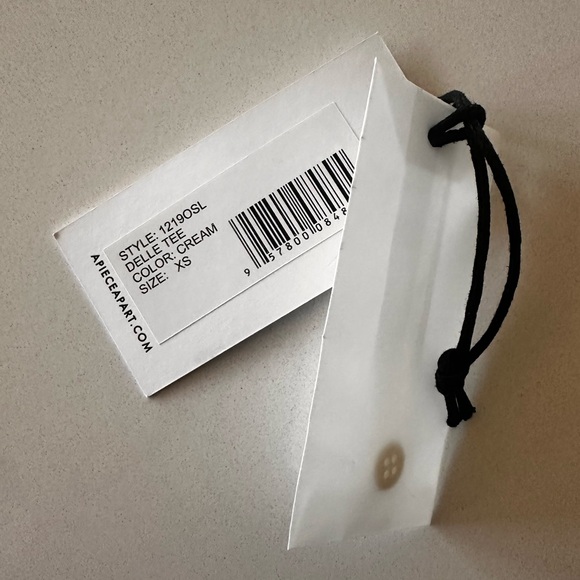 Apiece Apart cream Delle Tee Sz XS - Picture 4 of 10